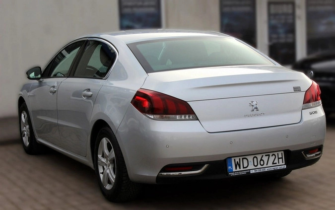 Peugeot 508 cena 43900 przebieg: 136000, rok produkcji 2017 z Szamocin małe 254